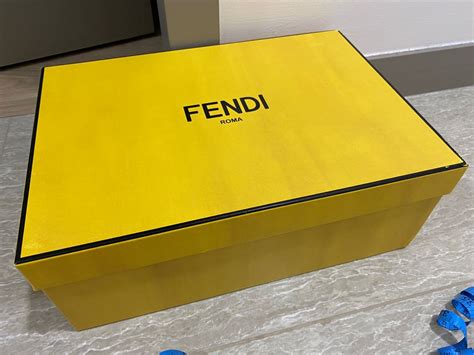 fendi shoe box|fendi box for sale.